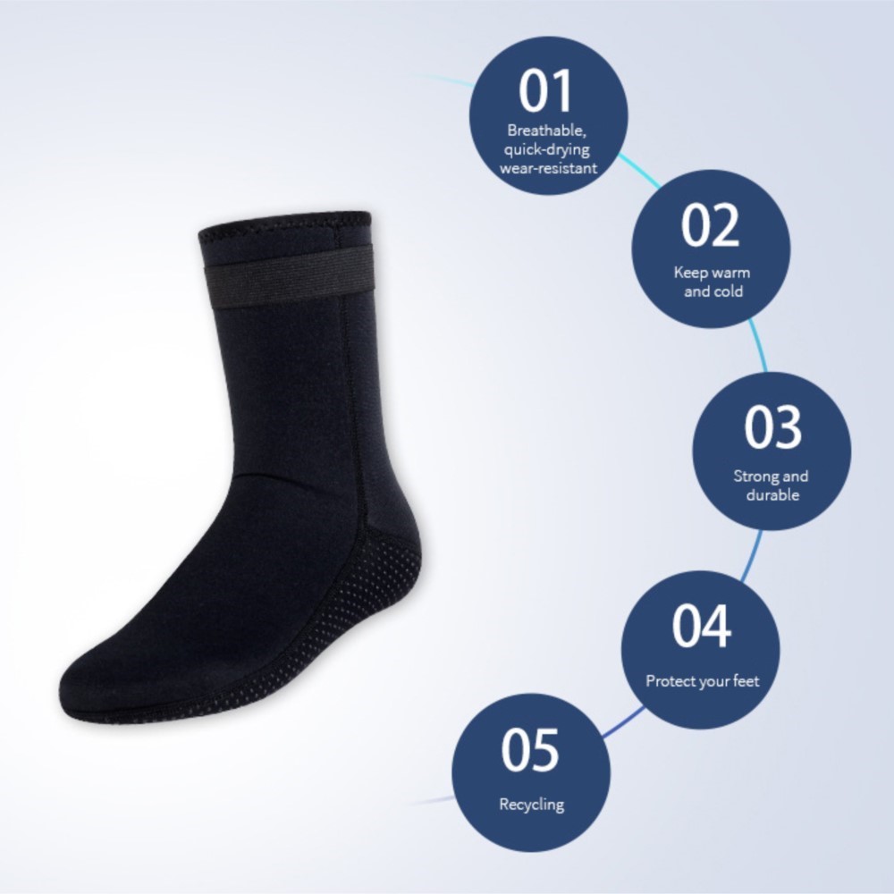Calcetines de neopreno de 3mm  - Snorkel Dry Top reseña y precio
