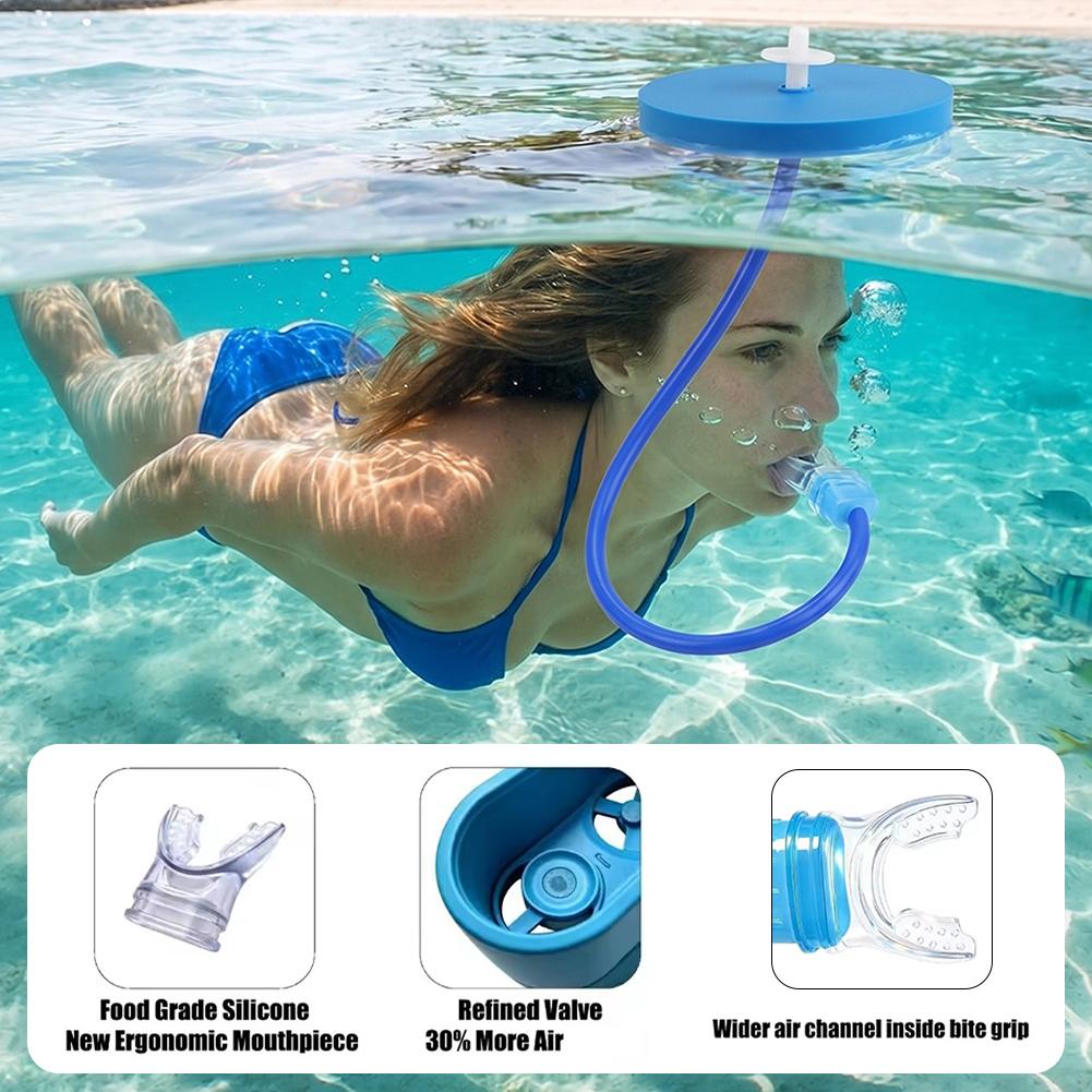 Tubo Respiratorio de Silicona  - Snorkel Dry Top reseña y precio